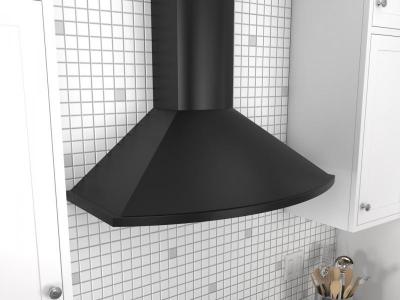 36" Zephyr Savona Wall Mount Chimney Hood with Recirculating Option - ZSAM90DB