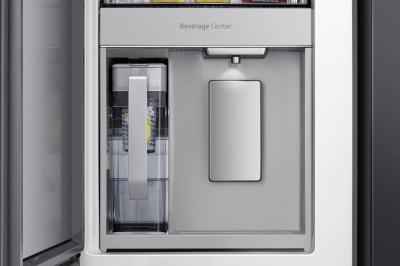 side by side refrigerator with beverage door