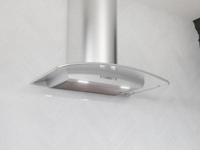 36" Zephyr Milano Wall Mount Smart Range Hood  - ZMI-M90CS