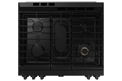 30" Samsung 6.0 Cu. Ft. Gas Slide-In Range with Air Sous Vide in Matte Black Steel - NSG6DG8500MTAA