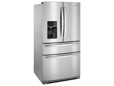 36" Whirlpool 26 Cu. Ft. Wide 4 Door Refrigerator with Prep and Store Bins - WRMF7736PZ