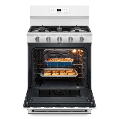 30" Maytag 5.0 Cu. Ft. Convection Gas Range With No Preheat Air Fry - MFGS6030RW