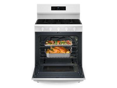 30" Whirlpool 5.0 Cu. Ft. Freestanding Gas Range with Air Fry - WFGS5030RW