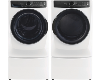 27" Electrolux 5.2 Cu. Ft. Front Load Perfect Steam Washer with LuxCare Plus Wash and SmartBoost - ELFW7738AW