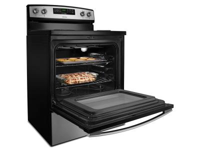 30" Amana Electric Range with Bake Assist Temps - YACR4303MFW