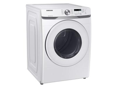 27" Samsung 7.5 Cu. Ft. Electric Dryer with Shallow Depth In White - DVE45T6005W