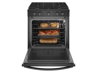 30" Whirlpool 5.8 Cu. Ft. Smart Slide-in Gas Range - WEG750H0HB