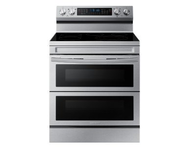 30" Samsung 6.3 cu.ft. Electric Range with Air Fry and Flex Duo - NE63A6751SS