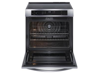 30" Frigidaire Electric Front Control Induction Range with Convection Bake - FCFI308CAS