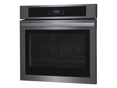 30" Frigidaire 5.3 Cu. Ft. Single Electric Wall Oven With Fan Convection In Black Stainless Steel - FCWS3027AD