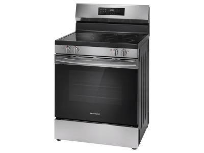 30" Frigidaire 5.3 Cu. Ft. Electric Range with the EvenTemp - FCRE306CAS