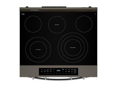 30" Whirlpool Smart Slide in Electric Range with Air Cooking Technology - YWSES7530RV