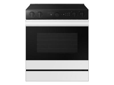 30" Samsung 6.3 Cu. Ft. Electric Slide-In True Convection Range - NSE6DB870012AC