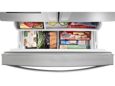 36" Whirlpool Counter Depth French Door Refrigerator in Fingerprint Resistant Stainless Finish - WRFC9636RZ