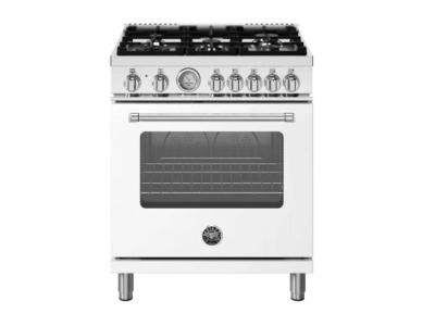 30" BERTAZZONI 4.6 Cu.Ft. Freestanding Dual Fuel Range with 5 Sealed Burners  - MAS305DFMBIV