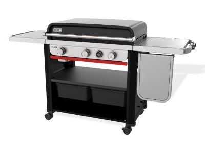 Weber Slate 30" Rust-Resistant Griddle with Extendable Side Table in Liquid Propane - 1500013