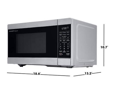 Sharp 0.9 cu. ft.  Carousel Countertop Microwave Oven - SMC0962KSC